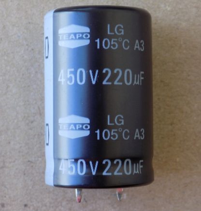 elektroliticheskij kondensator 220uf 450v zhest vyv