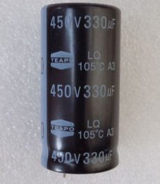 elektroliticheskij kondensator 330uf 450v 105grad
