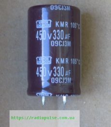 elektroliticheskij kondensator 330uf 450v zhest vyv 2540