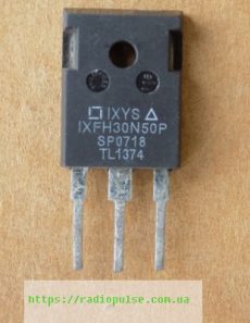 tranzistor ixfh30n50p