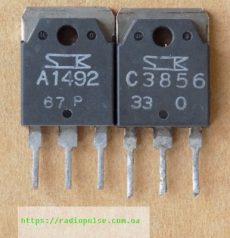 tranzistor 2sa1492 2sc3856 para