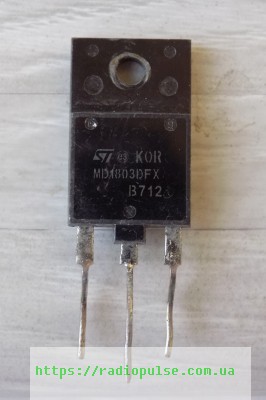 tranzistor md1803dfx demontazh