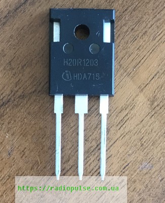 igbt tranzistor h20r1203 ihw20n120r3