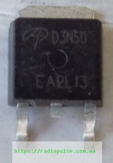 tranzistor aod3n50 d3n50