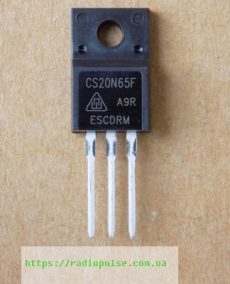 tranzistor cs20n65f