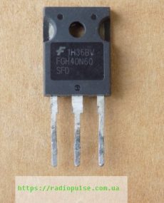 tranzistor fgh40n60sfd demontazh