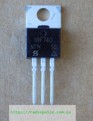 tranzistor irf740