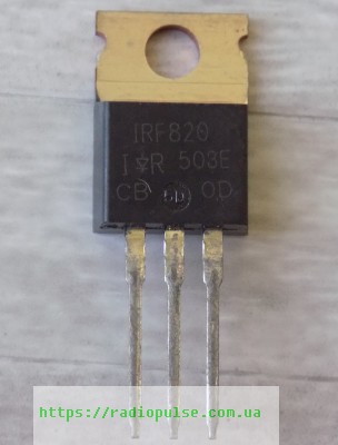 tranzistor irf820