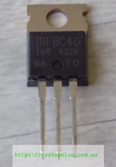tranzistor irfbc40