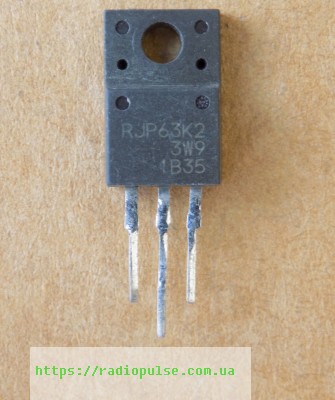 tranzistor rjp63k2 to220f demontazh