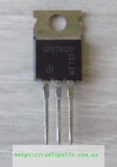 tranzistor sgp07n120