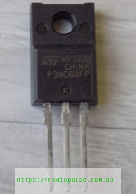 tranzistor stp3nc60fp