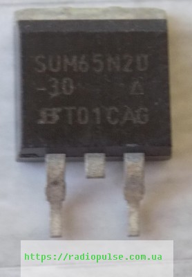 tranzistor sum65n20