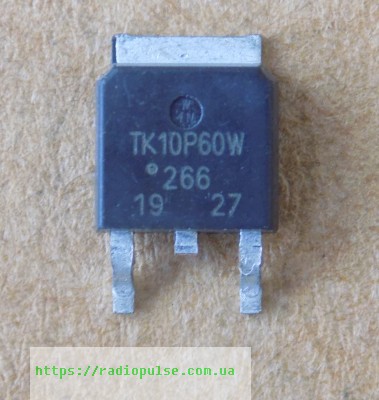 tranzistor tk10p60w