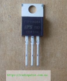 tranzistor ftp11n08a