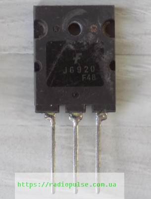tranzistor j6920 fjl6920 fjl6920a to 264 original demontazh