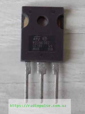 tranzistor stw20nk50z
