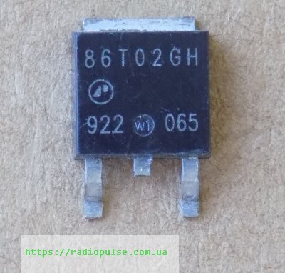 tranzistor 86t02gh ap86t02gh