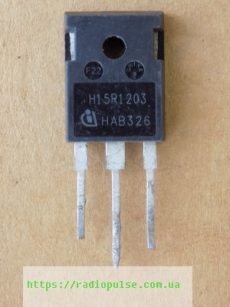 tranzistor h15r1203 demontazh
