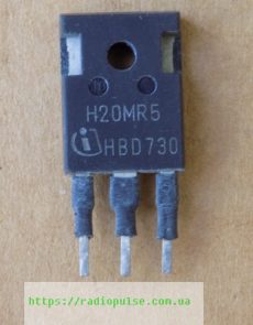 tranzistor h20mr5 demontazh