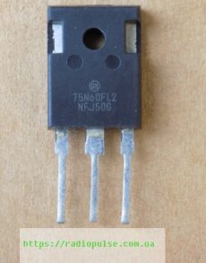 tranzistor 75n60fl2