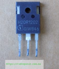 tranzistor h20r1202 demontazh