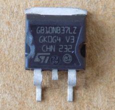 tranzistor stgb10nb37lz original demontazh