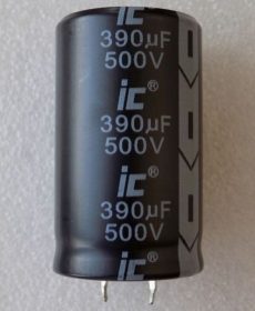 kondensator 390uf 500v