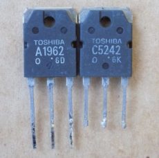 tranzistor 2sa1962 2sc5242 demontazh