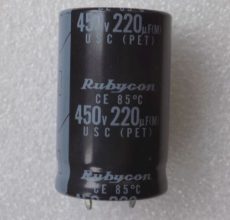 elektroliticheskij kondensator 220uf 450v 85grad